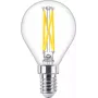 Philips Filament Candle Clear 25W P45 E14, 2.5 W, 25 W, E14, 340 lm, 15000 h, Warm glow