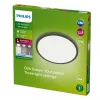 Ceiling light Philips Superslim 15W LED, 4000K, IP54, 250×250 mm, Black/White