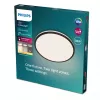 Ceiling light Philips Ozziet 36 W LED, round 500×55 mm, black, non-changeable LED module