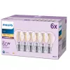 Philips Filament Bulb Frosted 60W A60 E27 x6, 7 W, 60 W, E27, 806 lm, 15000 h, Warm white