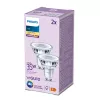 Philips Spot 35W PAR16 GU10 x2, 3.5 W, 35 W, GU10, 255 lm, 15000 h, Warm white