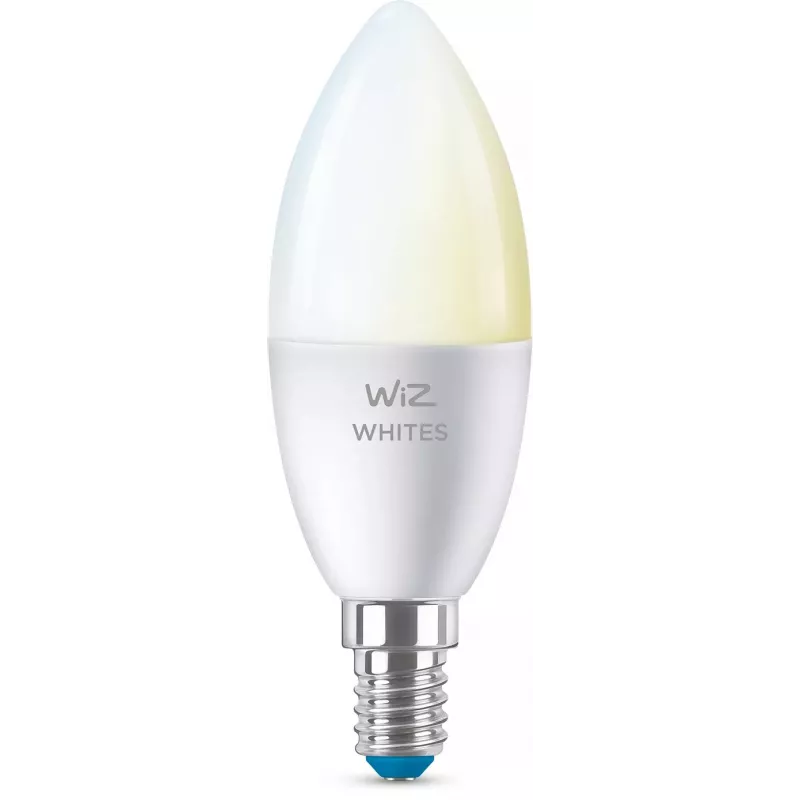 WiZ Candle 40 W C37 E14 x2, Smart bulb, Wi-Fi/Bluetooth, White, Wi-Fi 4 (802.11n), 802.11b, 802.11g, LED, E14