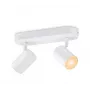 WiZ IMAGEO 2x adjustable spotlight, Smart ceiling light, Wi-Fi/Bluetooth, White, Wi-Fi 4 (802.11n), 802.11b, 802.11g, LED, Metal