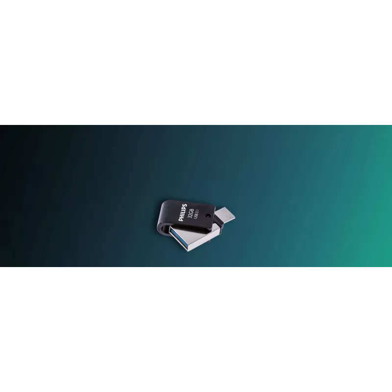 Philips FM32DC152B/00 USB flash drive 32 GB USB Type-C 3.2 Gen 1 (3.1 Gen 1) Black
