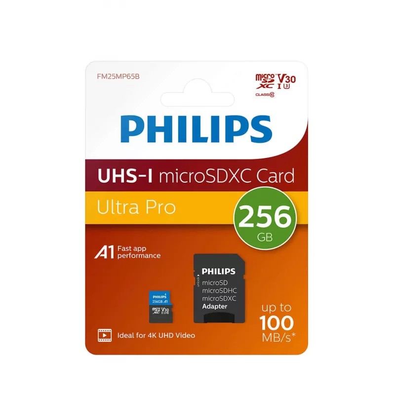 Philips FM25MP65B/00 memory card 256 GB MicroSDXC UHS-I Class 3