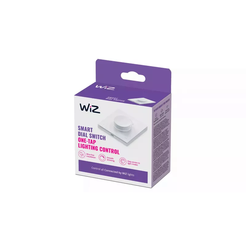 WiZ Smart Dial Switch Philips Wireless Wi-Fi White Battery 5V