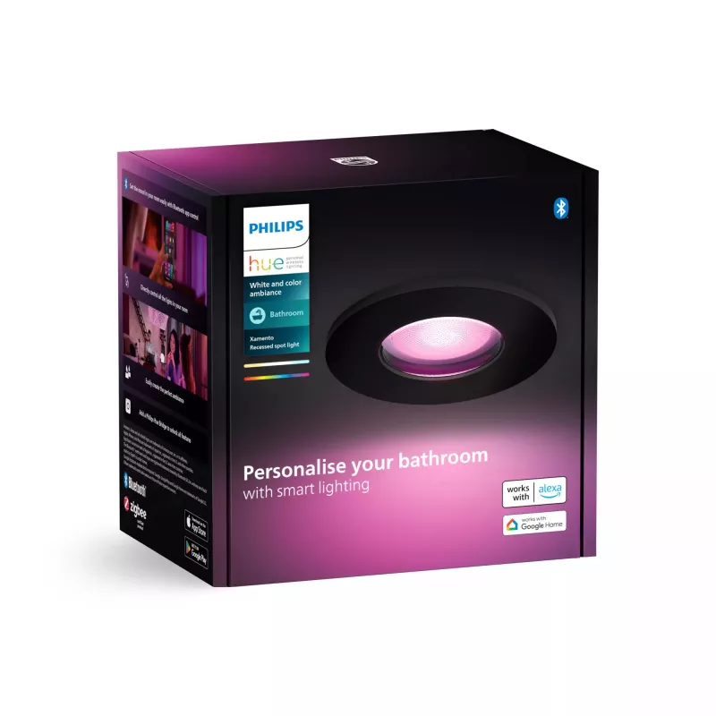 Philips Hue White and colour ambience Xamento recessed spotlight