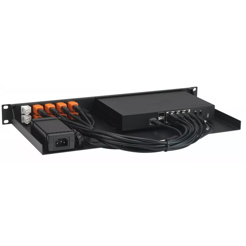 Rackmount IT rack mount kit for SonicWall TZ570W RM-SW-T12 1U — compatible 1U rack installation
