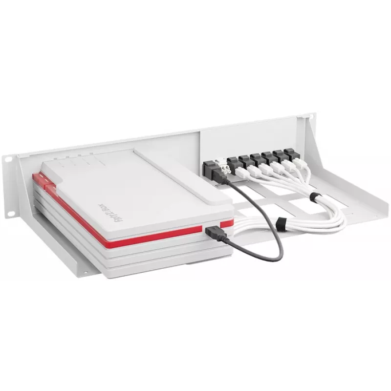 Mounting bracket Rackmount.IT RM-FB-T8 – rack accessory, white, 2U rack-mount