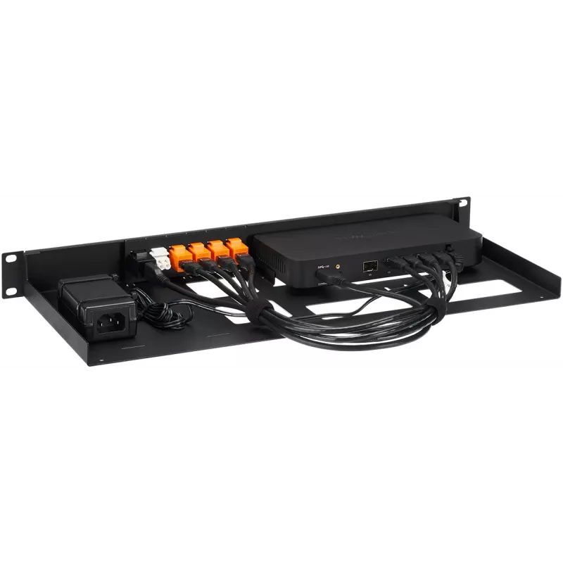 1U Rackmount Kit for SonicWall TZ80 by rackmount it RM-SW-T14 — 1U mounting kit for SonicWall TZ80 appliance
