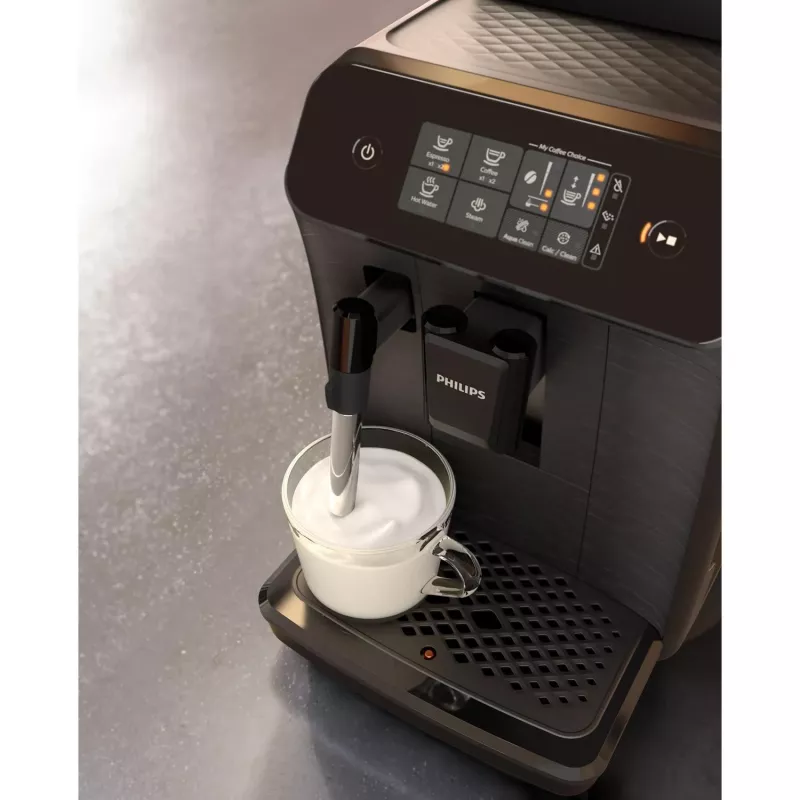 Espresso machine Philips 800 series EP0820/00 — fully automatic, 1.8 L tank, built-in ceramic grinder 275 g, 15 bar, black