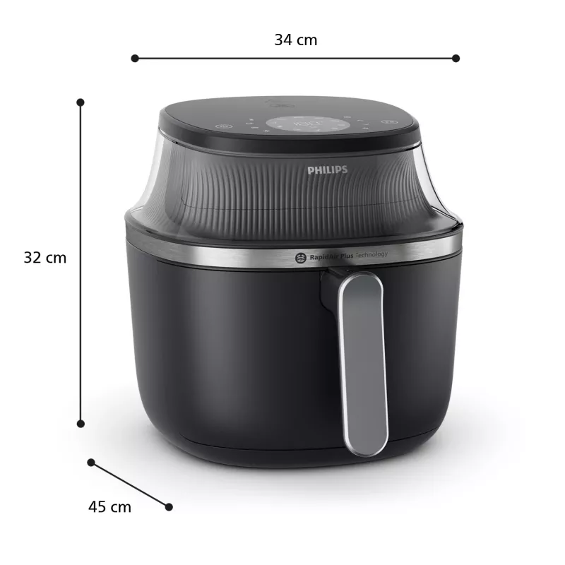 Hot air fryer Philips 3000 Series Ovi XL NA341/00 - RapidAir Plus countertop air fryer