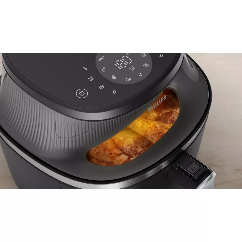 Philips 3000 series NA331/00 fryer Single 6.2 L Stand-alone 1700 W Hot air fryer Black, Silver