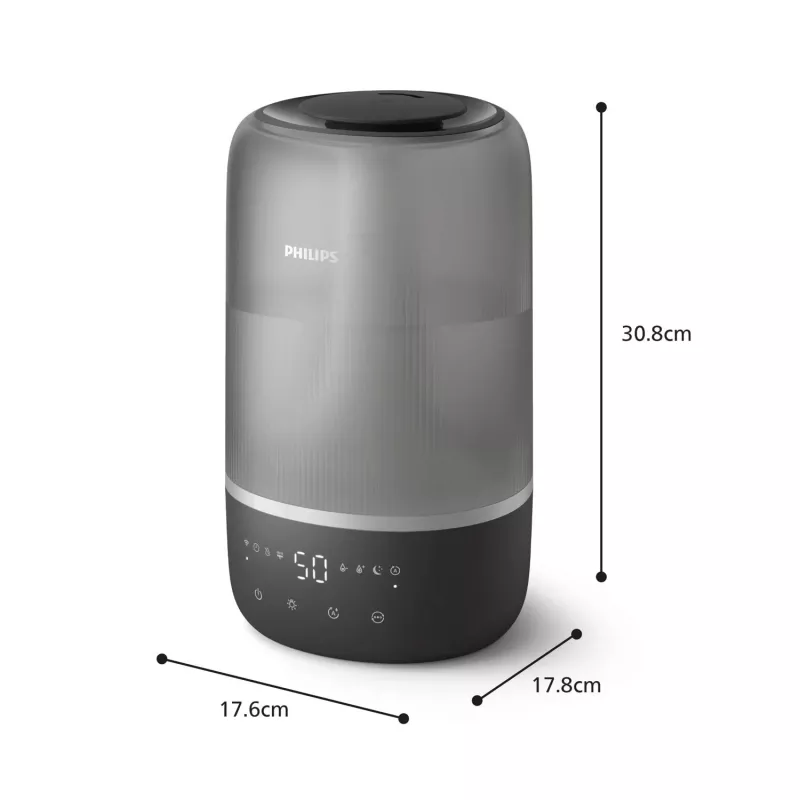 Ultrasonic Humidifier Philips HU1510/03 3L Black 19.6W