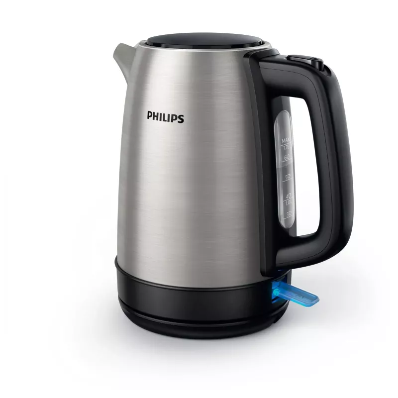 Philips Daily Collection HD9350/94 electric kettle 1.7 L 2020 W Black, Stainless steel
