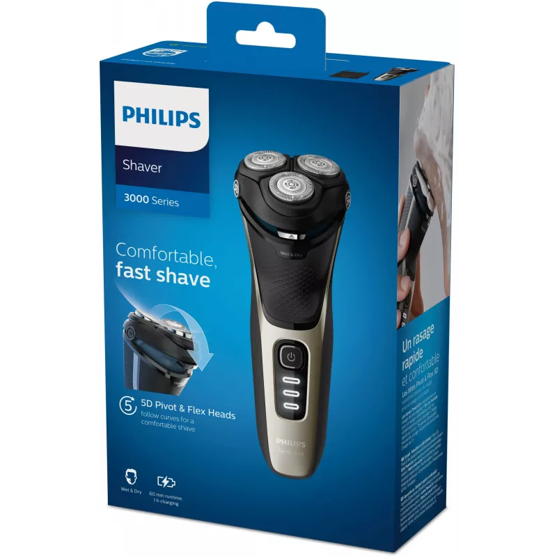 Philips SHAVER Series 3000 S3230/52 Wet or Dry electric shaver, Series 3000