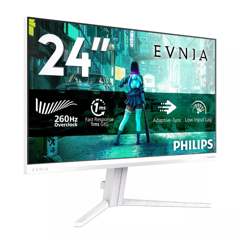 Philips 24M2N3201PL/00 computer monitor 60.5 cm (23.8 inch) 1920 x 1080 pixels White