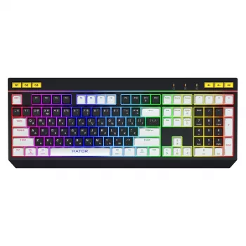 HATOR Icefall Keyboard Gaming USB QWERTY US English Black RGB LED