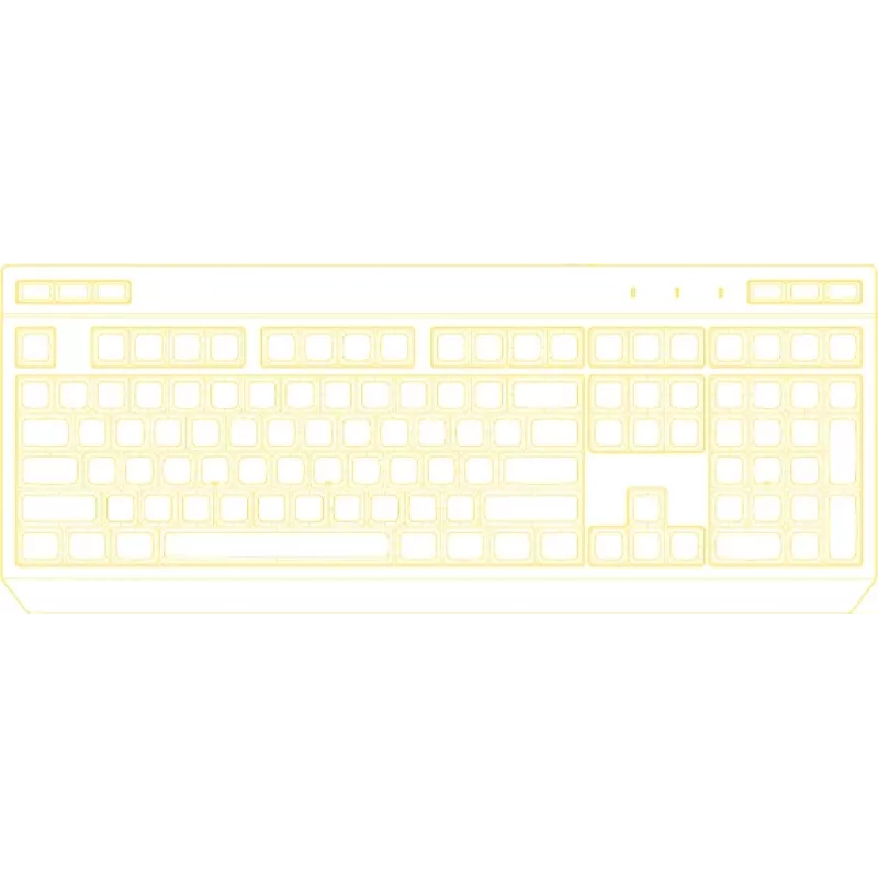 HATOR Icefall Keyboard Gaming USB QWERTY US English Black RGB LED