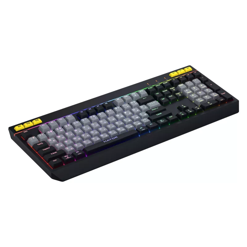 HATOR Icefall keyboard Gaming USB QWERTY US English Black RGB LED