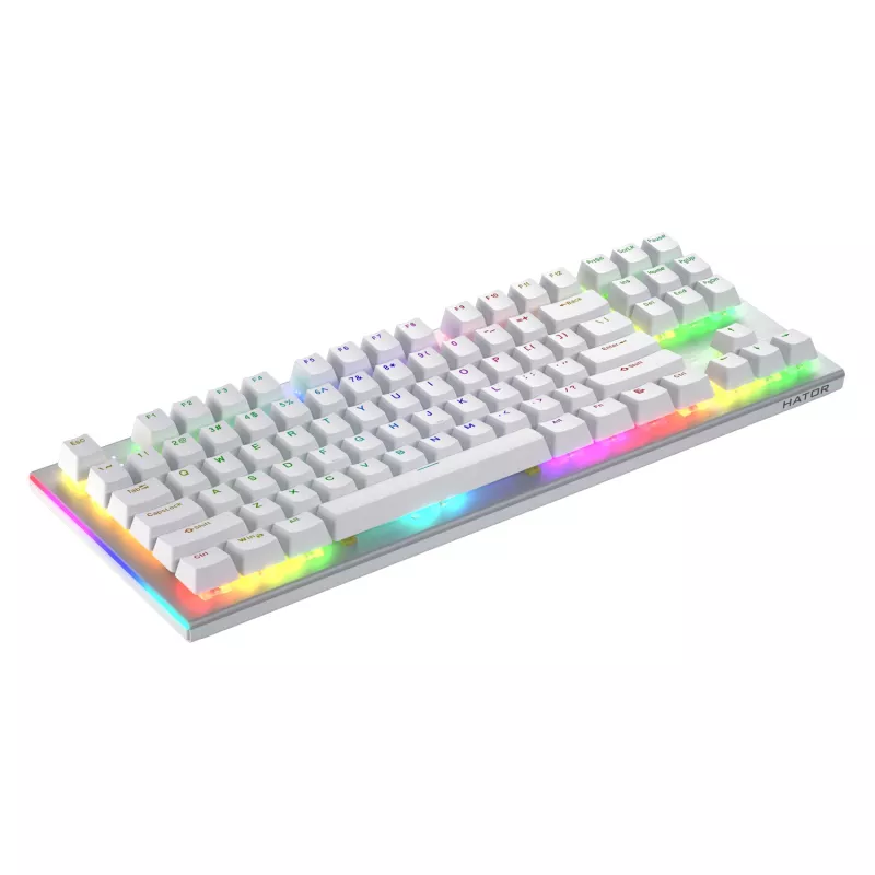 HATOR Gravity X TKL keyboard Gaming USB QWERTY US English White