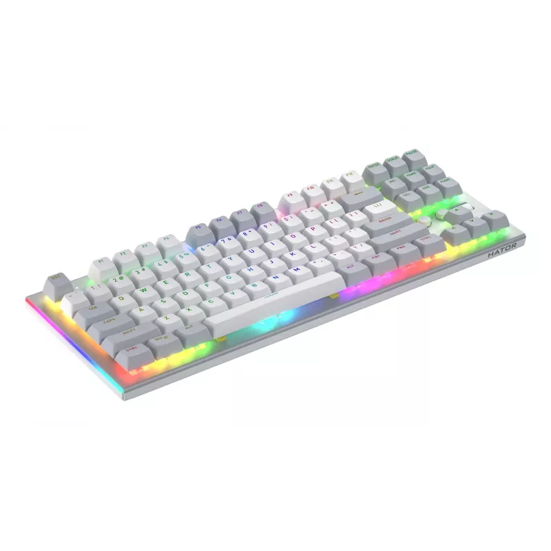 HATOR Gravity TKL keyboard Gaming USB QWERTY US English White