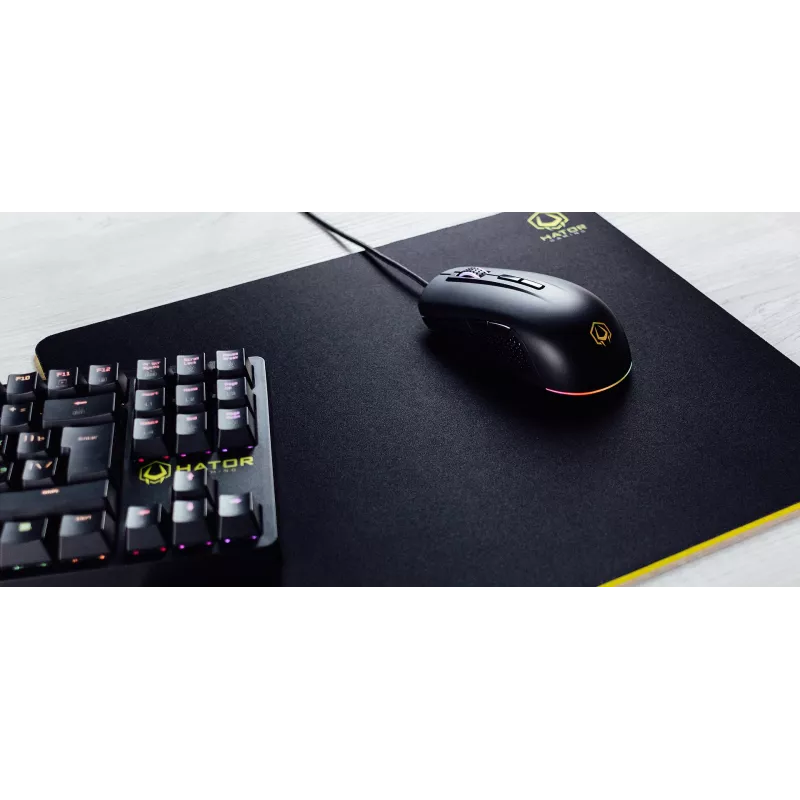 Gaming mouse pad HATOR Tonn XXL Black 900x420 mm Rubber