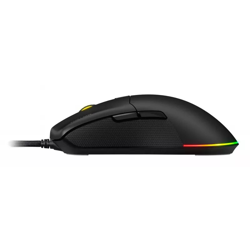 HATOR Pulsar 3, black - Optical Yellow 100M Switches PixArt PMW 3311(HTM610)