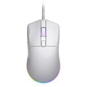 Mouse HATOR Pulsar 3 Optical Yellow 12000 DPI 6 Buttons White