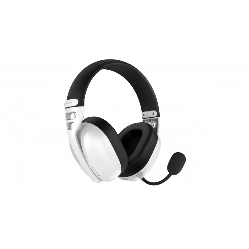 HATOR Hyperpunk 3 Wireless Headset Wired & Wireless Head-band Gaming USB Type-C / USB Type-A Bluetooth White