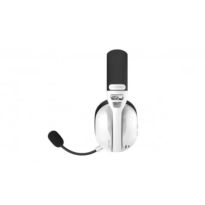 HATOR Hyperpunk 3 Wireless Headset Wired & Wireless Head-band Gaming USB Type-C / USB Type-A Bluetooth White
