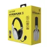 HATOR Hyperpunk 3 Wireless Headset Wired & Wireless Head-band Gaming USB Type-C / USB Type-A Bluetooth White
