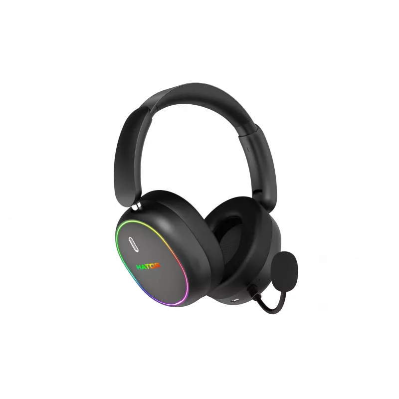 HATOR Phoenix 2 Wireless Headset Wired & Wireless Head-band Gaming USB Type-C / USB Type-A Bluetooth Black