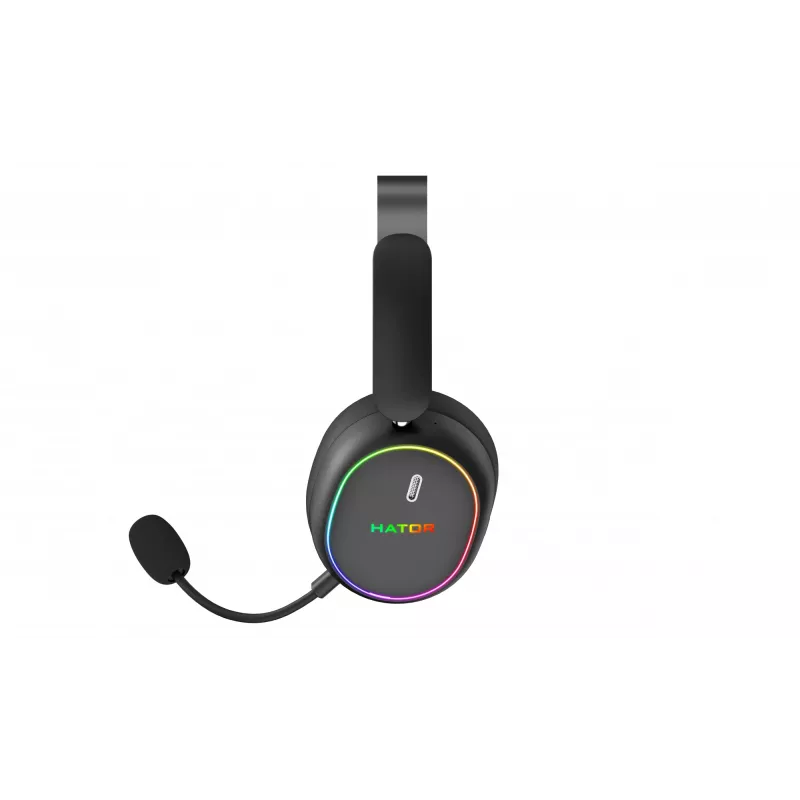 HATOR Phoenix 2 Wireless Headset Wired & Wireless Head-band Gaming USB Type-C / USB Type-A Bluetooth Black
