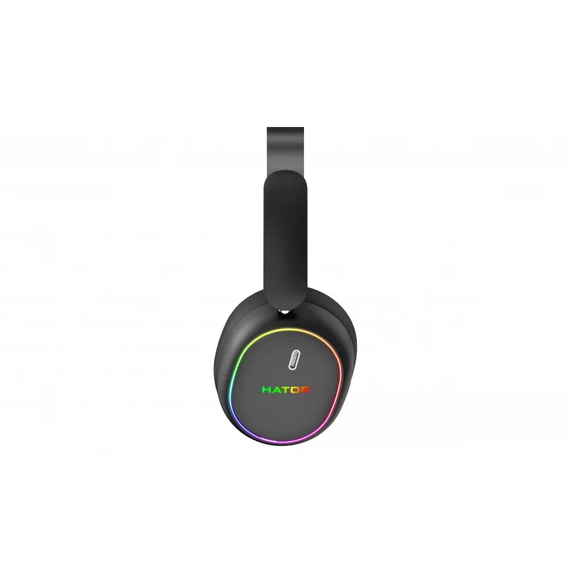 HATOR Phoenix 2 Wireless Headset Wired & Wireless Head-band Gaming USB Type-C / USB Type-A Bluetooth Black