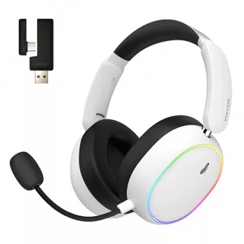HATOR Phoenix 2 Wireless Headset Wired & Wireless Head-band Gaming USB Type-C / USB Type-A Bluetooth White