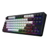 HATOR Rockfall 3 TKL Wireless, black, QMK/VIA, OMA profile white-black keycaps Keyboard - linear mechanical hotswap switches - US - ANSI Layout (HTK850)