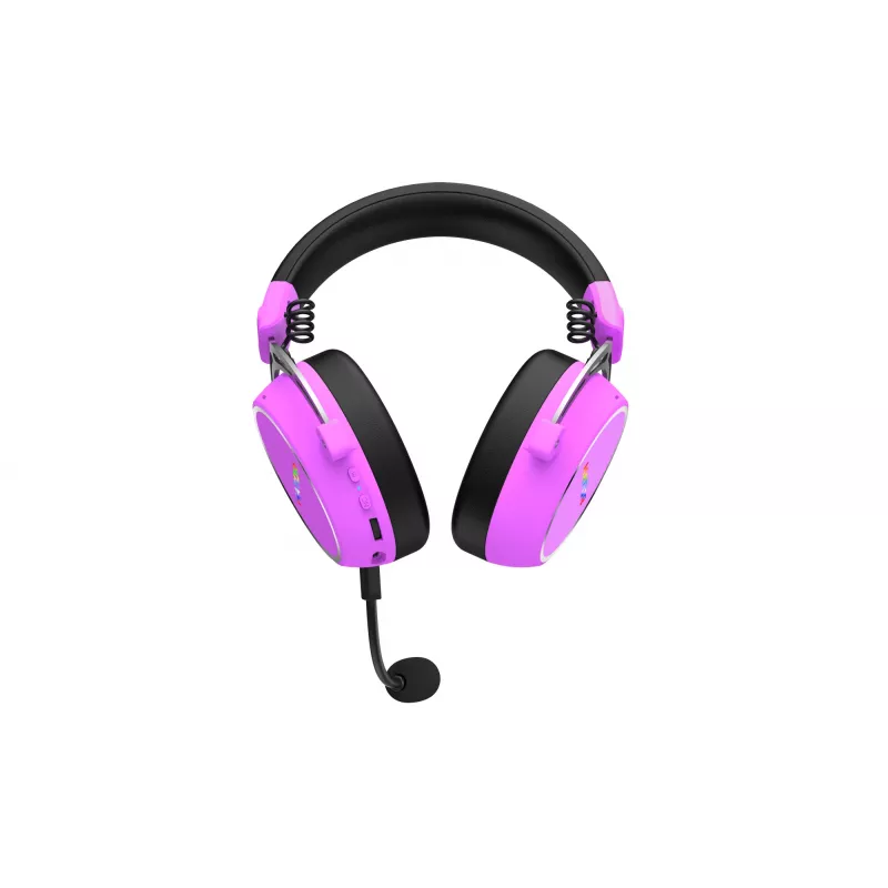 HATOR Hypergang 3 Wireless Headset Head-band Gaming USB Type-C / USB Type-A Bluetooth Violet