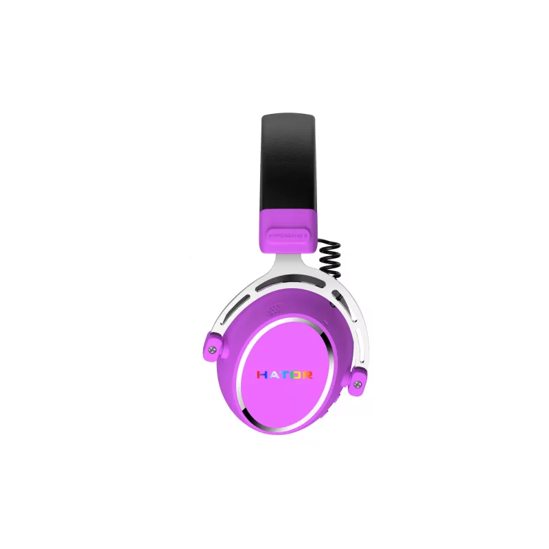 HATOR Hypergang 3 Wireless Headset Head-band Gaming USB Type-C / USB Type-A Bluetooth Violet