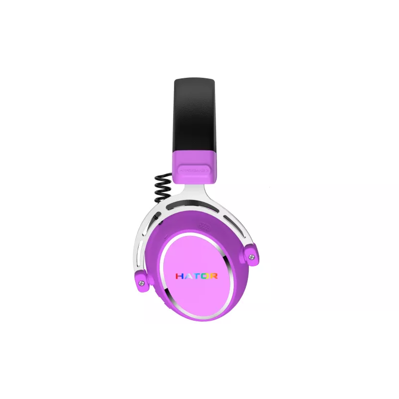 HATOR Hypergang 3 Wireless Headset Head-band Gaming USB Type-C / USB Type-A Bluetooth Violet