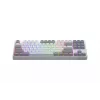 HATOR Rockfall 3 TKL Wireless, white, QMK/VIA, OMA profile white-black keycaps Keyboard - linear mechanical hotswap switches - US - ANSI Layout