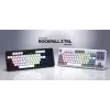 HATOR Rockfall 3 TKL Wireless, white, QMK/VIA, OMA profile white-black keycaps Keyboard - linear mechanical hotswap switches - US - ANSI Layout