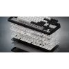 HATOR Rockfall 3 TKL Wireless, white, QMK/VIA, OMA profile white-black keycaps Keyboard - linear mechanical hotswap switches - US - ANSI Layout