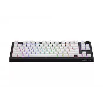 HATOR Skyfall Wireless 80 keyboard Gaming USB + RF Wireless + Bluetooth QWERTY US English Black, White