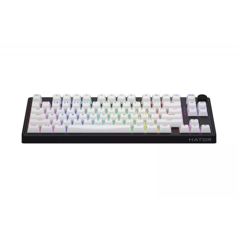 HATOR Skyfall Wireless 80 keyboard Gaming USB + RF Wireless + Bluetooth QWERTY US English Black, White