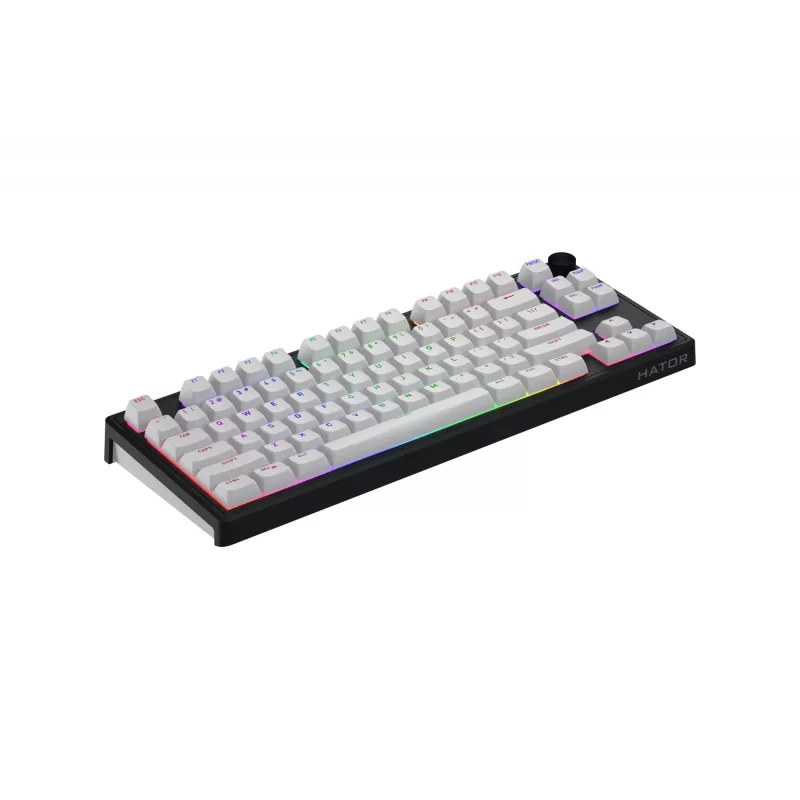 HATOR Skyfall Wireless 80 keyboard Gaming USB + RF Wireless + Bluetooth QWERTY US English Black, White