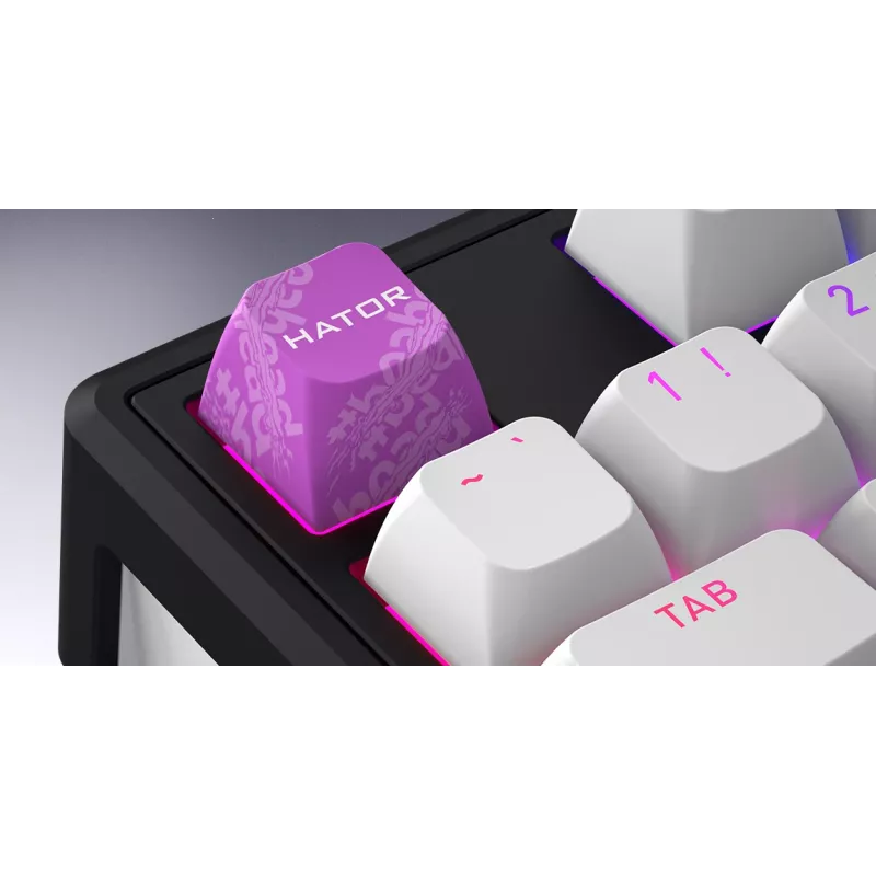 HATOR Skyfall Wireless 80 keyboard Gaming USB + RF Wireless + Bluetooth QWERTY US English Black, White