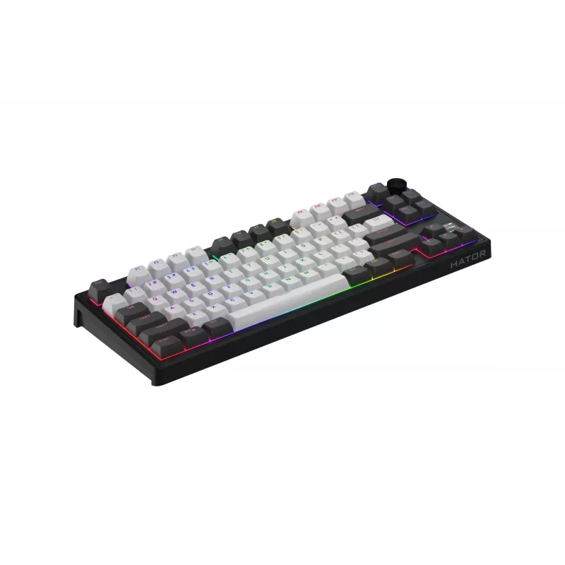 HATOR Skyfall Pro Wireless 80 keyboard Gaming USB + RF Wireless + Bluetooth QWERTY US English Black, Grey