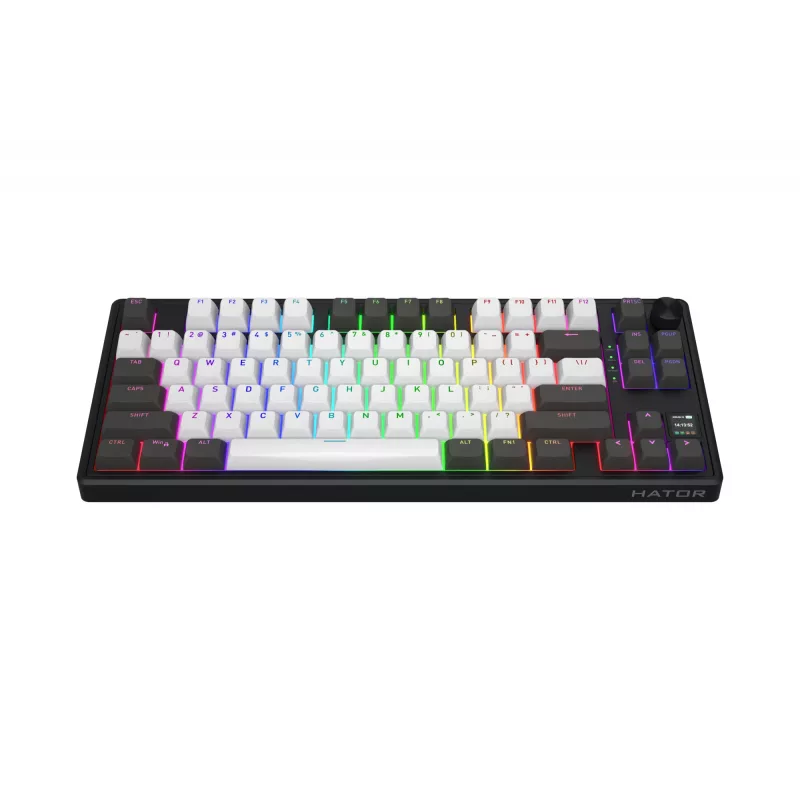 HATOR Skyfall Pro Wireless 80 keyboard Gaming USB + RF Wireless + Bluetooth QWERTY US English Black, Grey