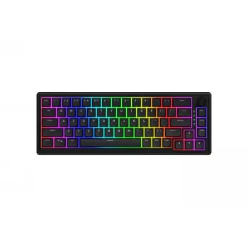 HATOR Skyfall 65 Wired, Mechanical, USB-C, Aurum Sterling, 70M clicks, RGB, Black, 790g